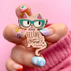 Erstwilder Feline Fine Enamel Pin^ Enamel Pins