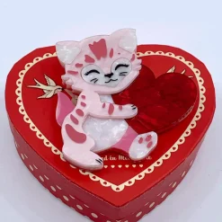 Erstwilder Feline The Love Brooch^ Brooches