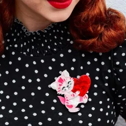 Erstwilder Feline The Love Brooch^ Brooches