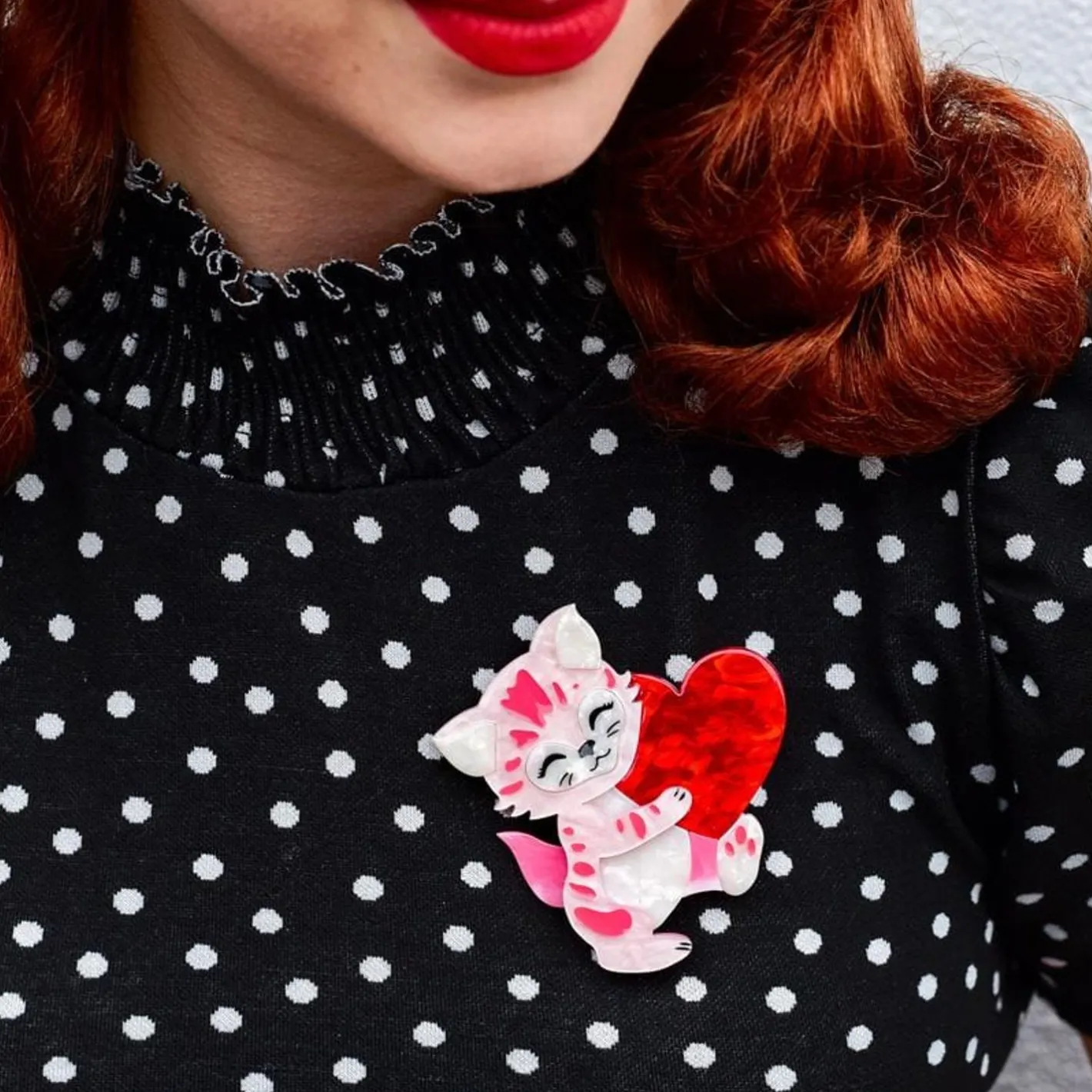 Erstwilder Feline The Love Brooch^ Brooches