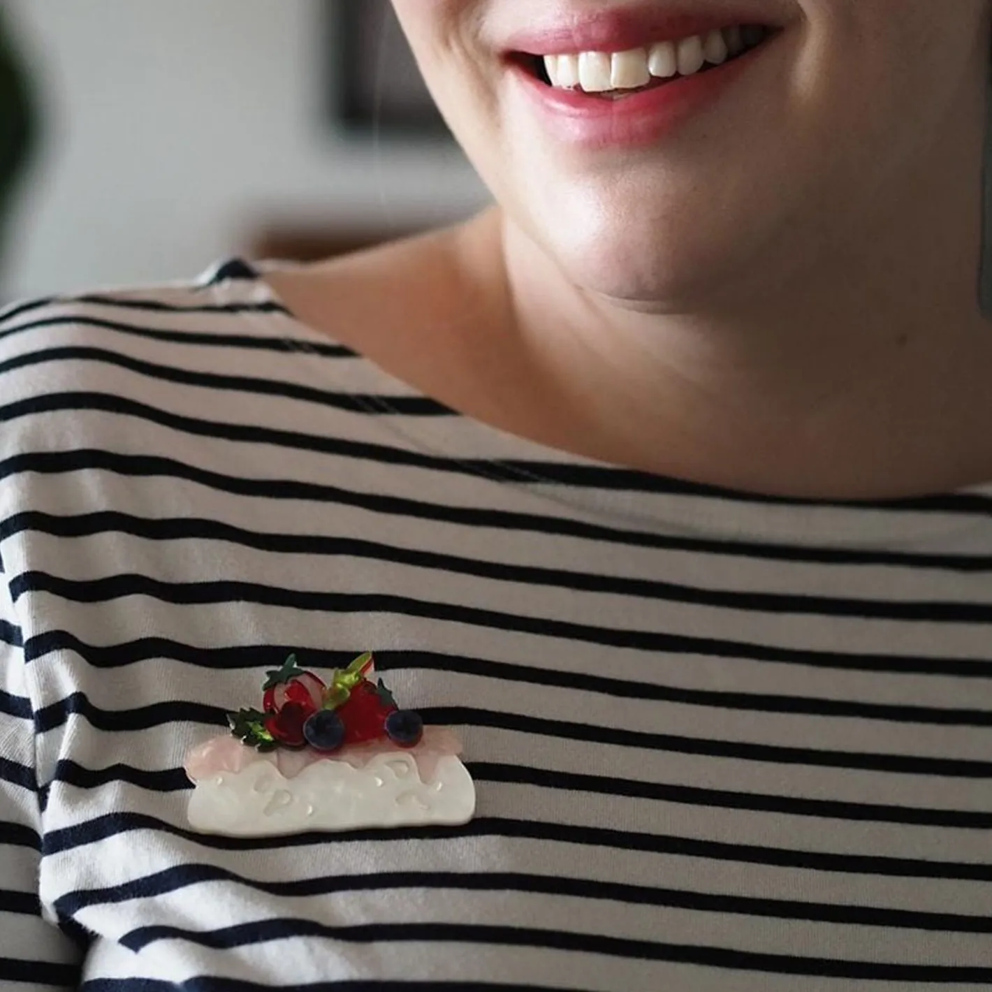 Erstwilder Festive Pavlova Brooch^ Brooches