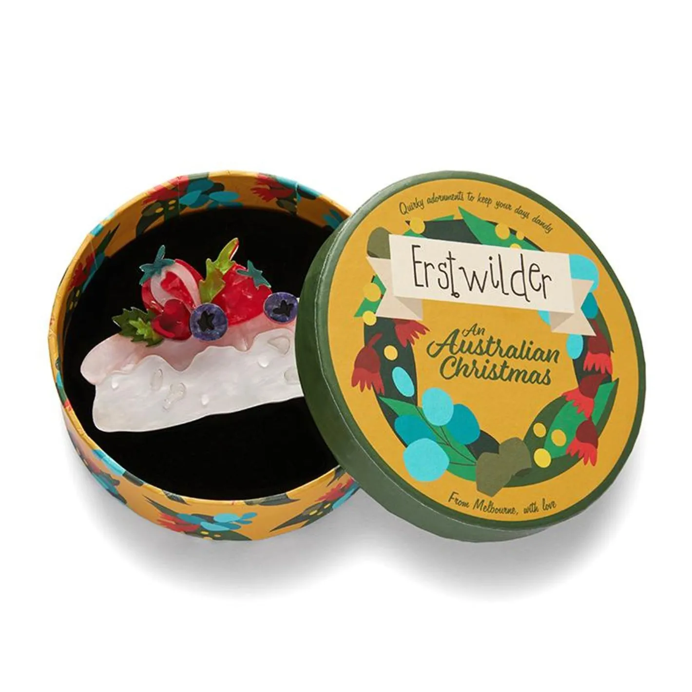Erstwilder Festive Pavlova Brooch^ Brooches