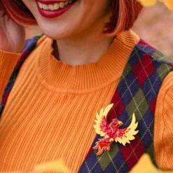 Erstwilder Fiery Fawkes Brooch^ Brooches