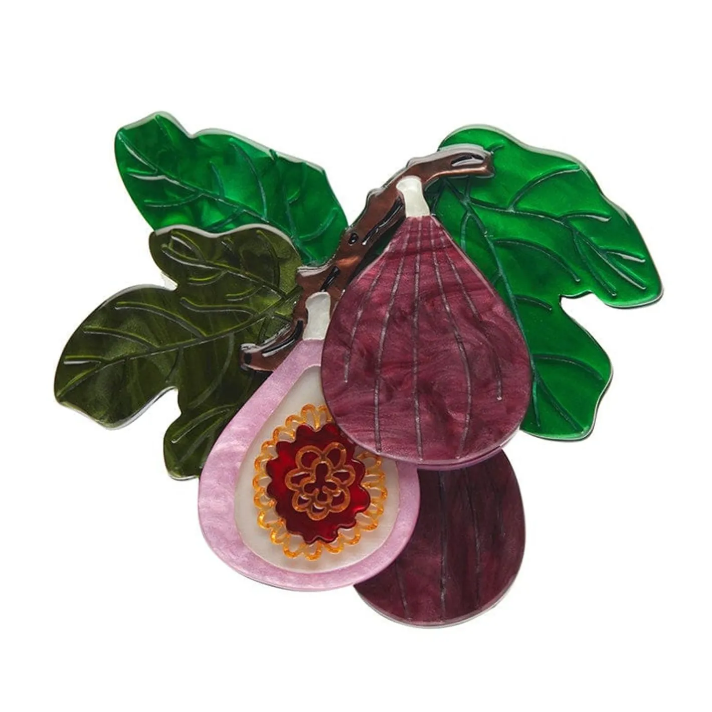 Erstwilder Fig Monday Brooch^ Brooches