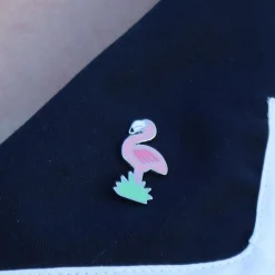 Erstwilder Flamboyant Flamingo Funk Enamel Pin^ Enamel Pins