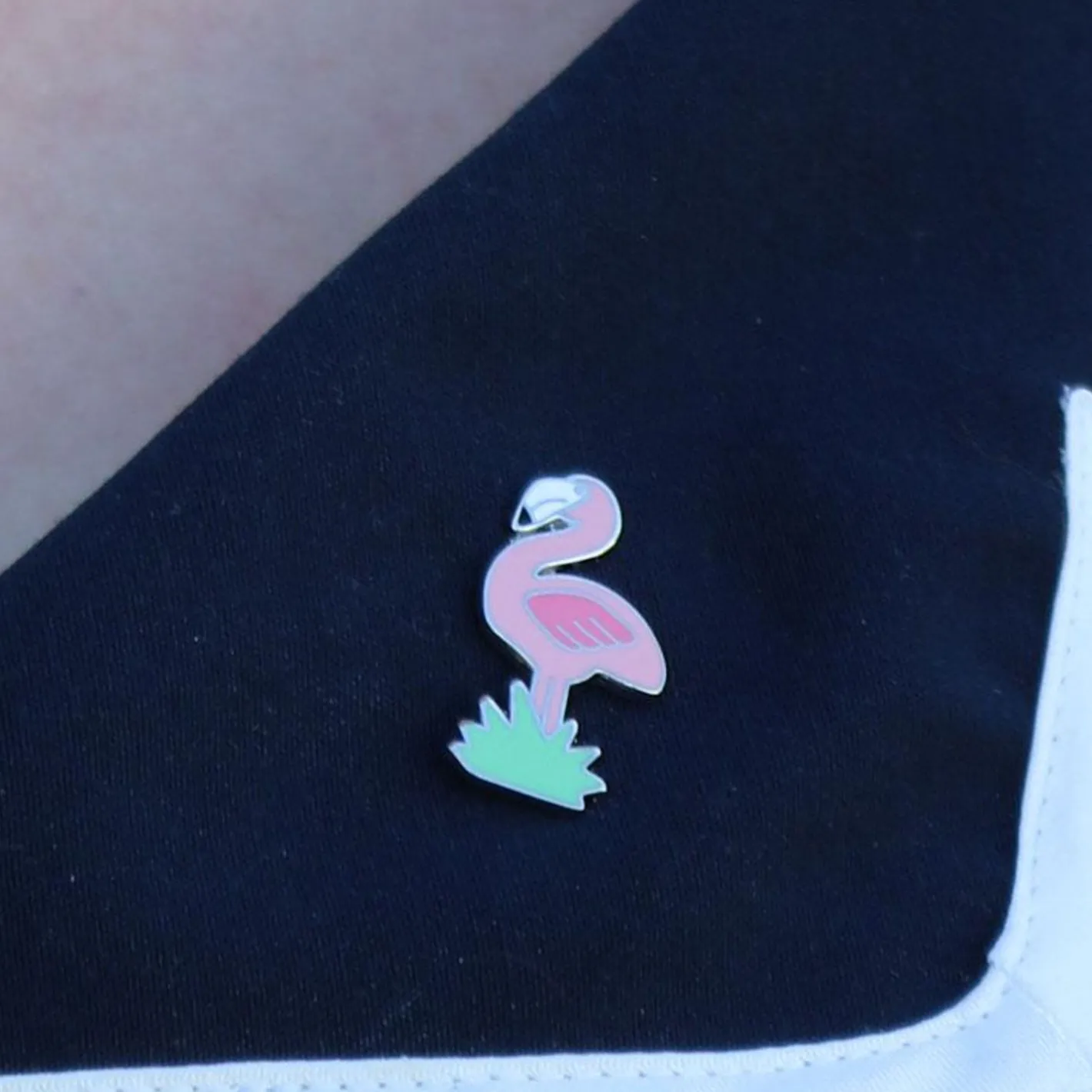 Erstwilder Flamboyant Flamingo Funk Enamel Pin^ Enamel Pins