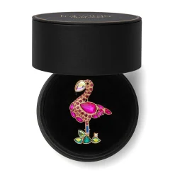 Erstwilder Flamboyant Flamingo Funk Stone Set Crystal Brooch^ Brooches