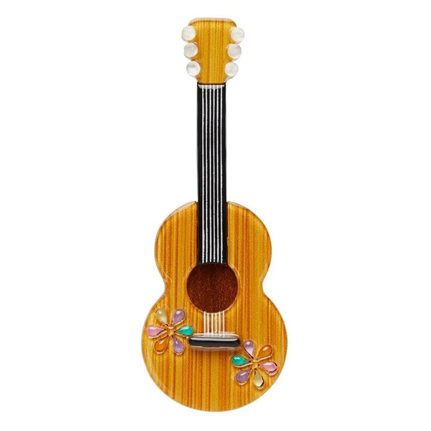 Erstwilder Flamenco Guitarra Brooch^ Brooches