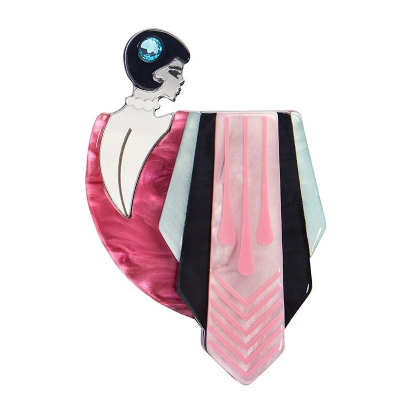 Erstwilder Flamingo Diva Brooch^ Brooches