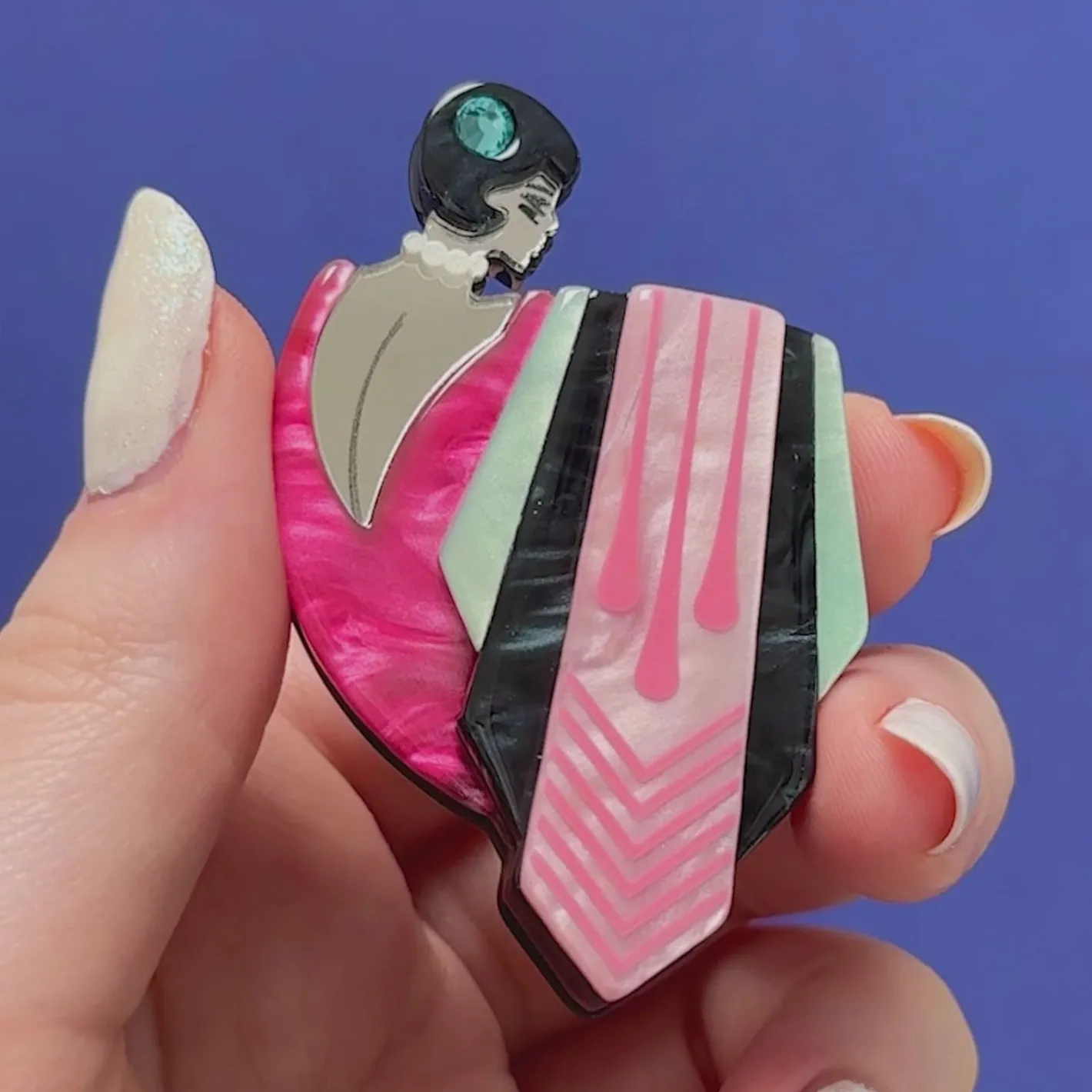 Erstwilder Flamingo Diva Brooch^ Brooches