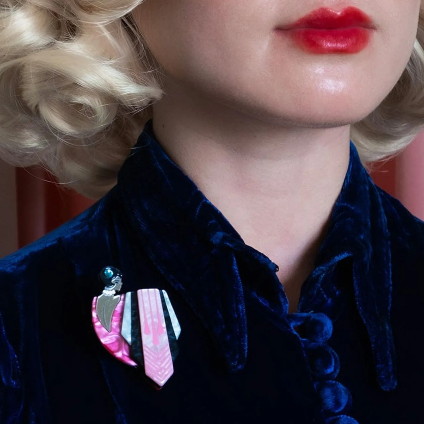 Erstwilder Flamingo Diva Brooch^ Brooches