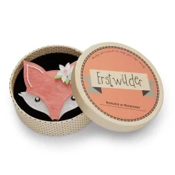 Erstwilder Flora Fox Face Brooch^ Brooches
