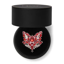 Erstwilder Flora Fox Face Stone Set Crystal Brooch^ Brooches
