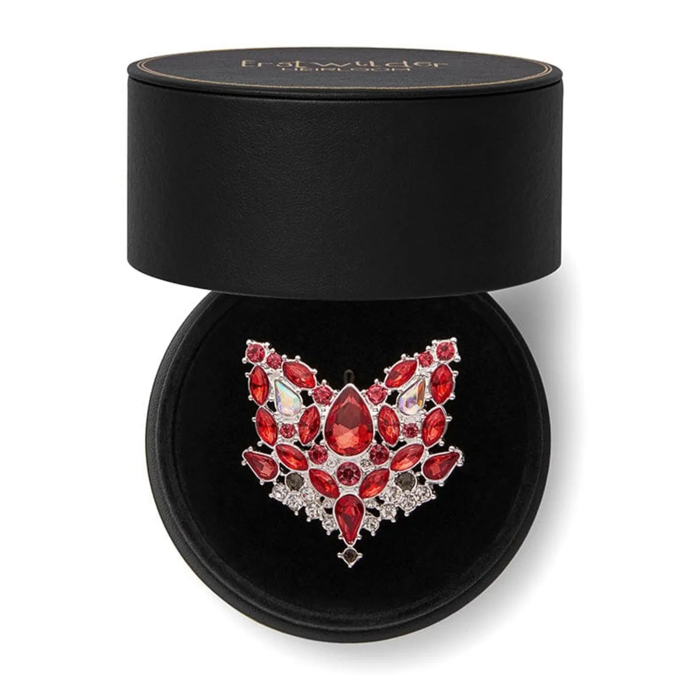 Erstwilder Flora Fox Face Stone Set Crystal Brooch^ Brooches
