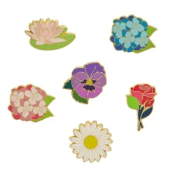 Erstwilder Floral Fancies Pin Set^ Enamel Pins