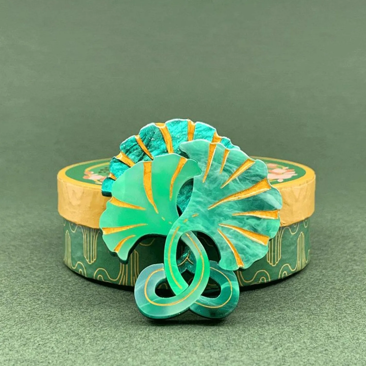 Erstwilder Floret Fronds Brooch^ Brooches