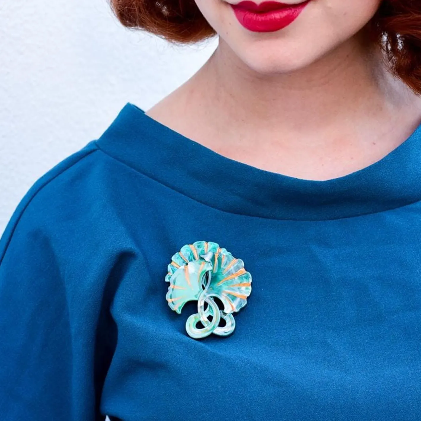 Erstwilder Floret Fronds Brooch^ Brooches