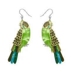 Erstwilder Flossie The Budgie Drop Earrings^ Earrings