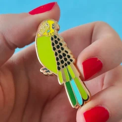 Erstwilder Flossie The Budgie Enamel Pin^ Enamel Pins