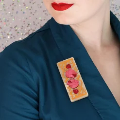 Erstwilder Flower And Thorn Brooch^ Brooches