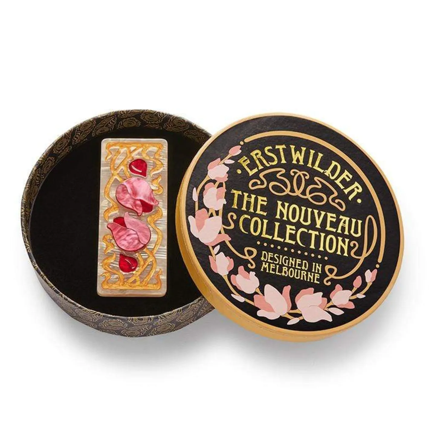 Erstwilder Flower And Thorn Brooch^ Brooches