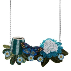 Erstwilder Fluttering In The Florals Necklace^ Necklaces