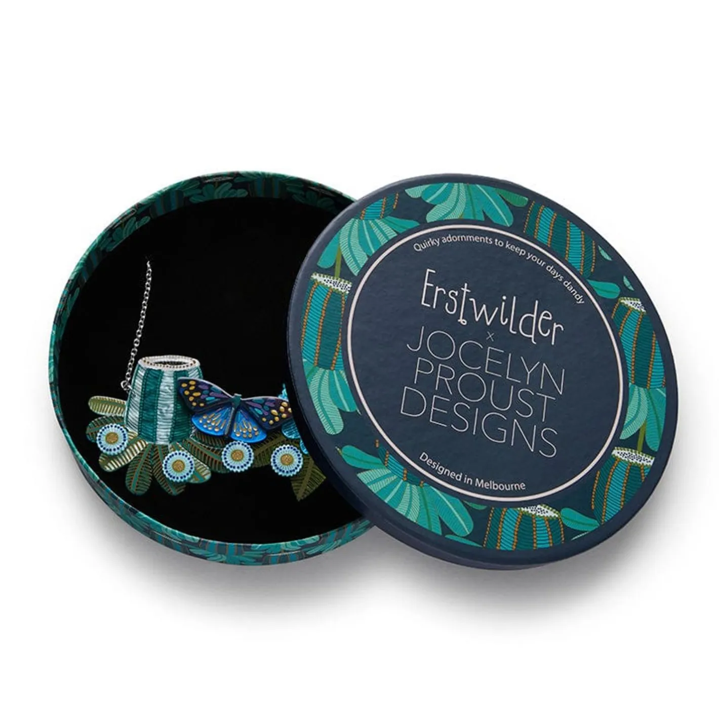 Erstwilder Fluttering In The Florals Necklace^ Necklaces