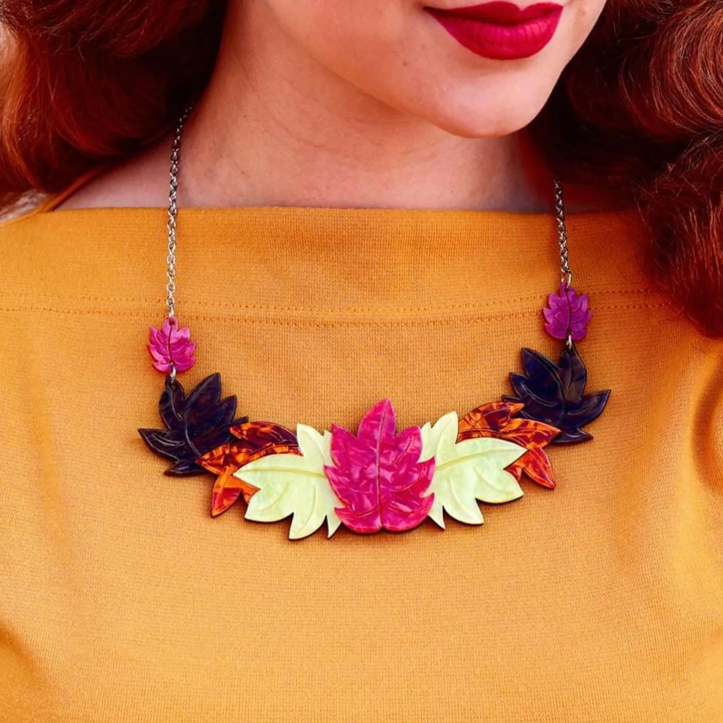 Erstwilder Foliage Follies Necklace^ Necklaces