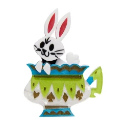 Erstwilder Follow The White Rabbit Brooch^ Brooches