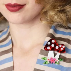 Erstwilder Forest Fun Guy Brooch^ Brooches