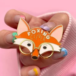 Erstwilder Foxing Clever Enamel Pin^ Enamel Pins