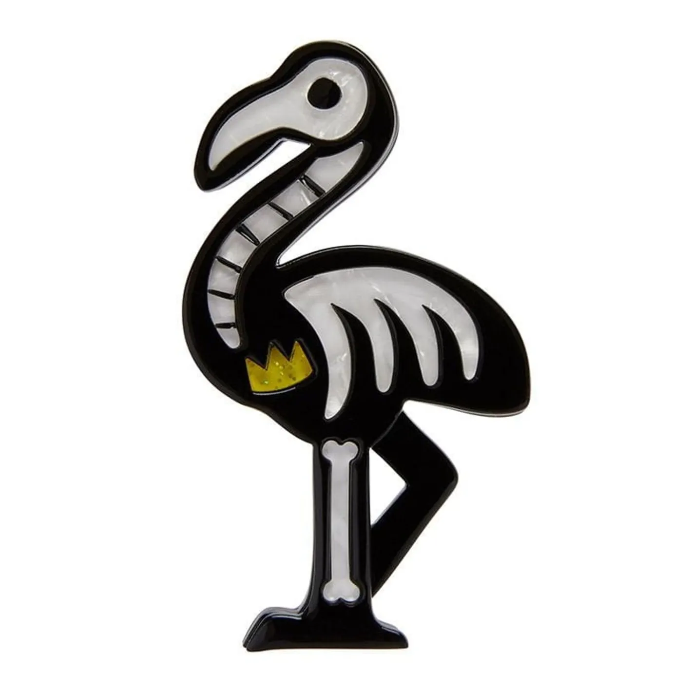 Erstwilder Franken-Flamingo Brooch^ Brooches