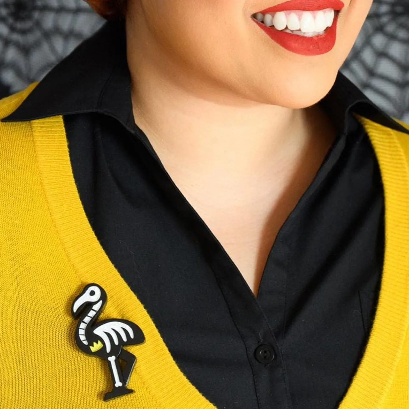 Erstwilder Franken-Flamingo Brooch^ Brooches