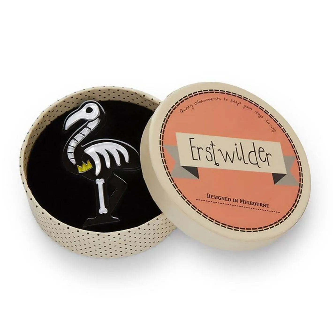 Erstwilder Franken-Flamingo Brooch^ Brooches