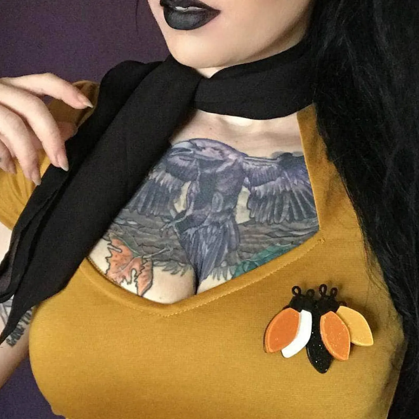 Erstwilder Fright Of The World Lights Brooch^ Brooches