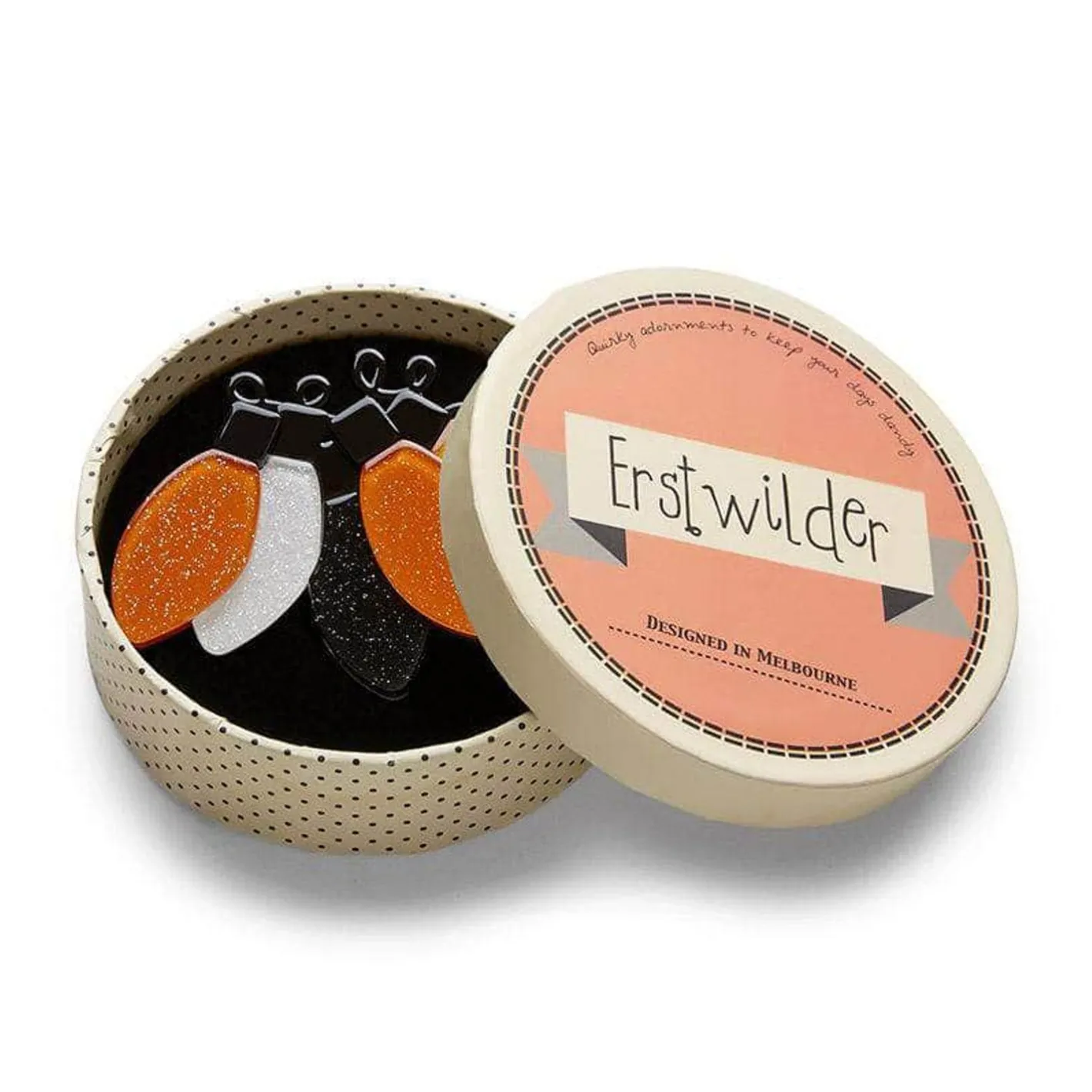 Erstwilder Fright Of The World Lights Brooch^ Brooches