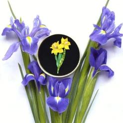 Erstwilder Garden Goddess Daffodil Brooch^ Brooches