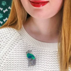 Erstwilder Garrison The Greyhound Mini Brooch^ Brooches