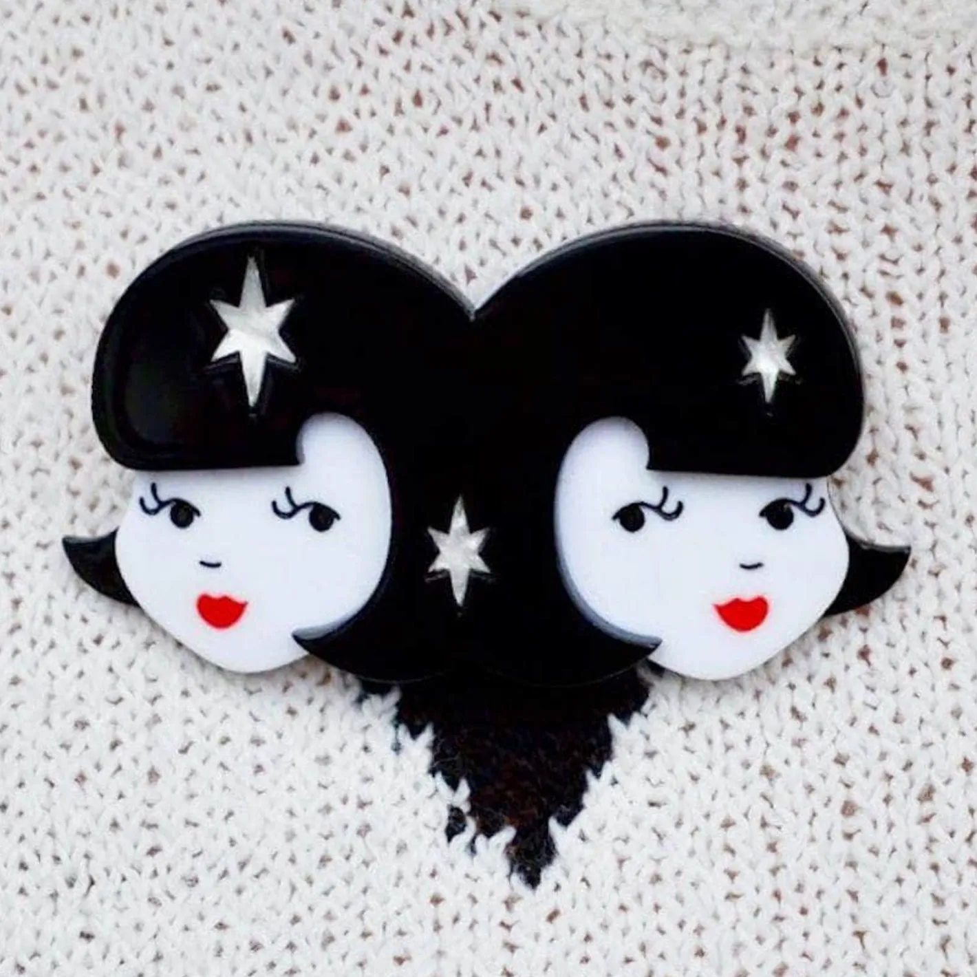 Erstwilder Gemini The Gentle Brooch^ Brooches