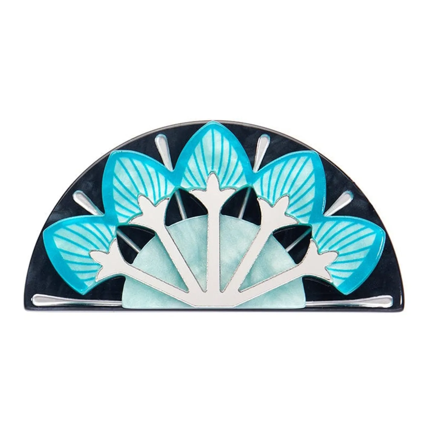 Erstwilder Geometric Fanfare Brooch^ Brooches