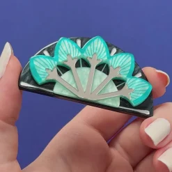 Erstwilder Geometric Fanfare Brooch^ Brooches