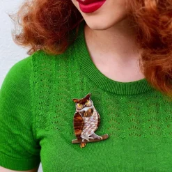 Erstwilder Gillian The Giving Owl Brooch^ Brooches