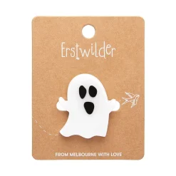 Erstwilder Glitter Ghost Mini Brooch^ Brooches