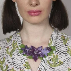 Erstwilder Gloriosa Bluebell Necklace^ Necklaces