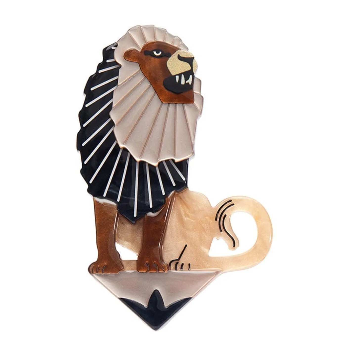 Erstwilder Golden Pride Brooch^ Brooches