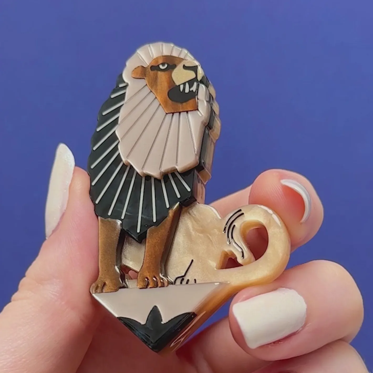 Erstwilder Golden Pride Brooch^ Brooches