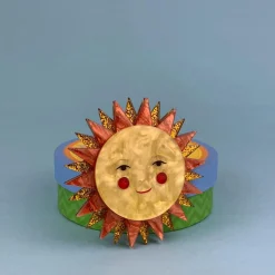 Erstwilder Golden Ray Brooch^ Brooches