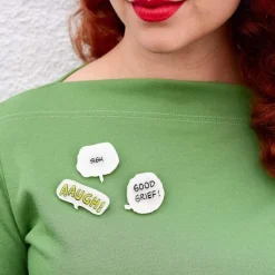 Erstwilder Good Grief! Brooch Set^ Brooches