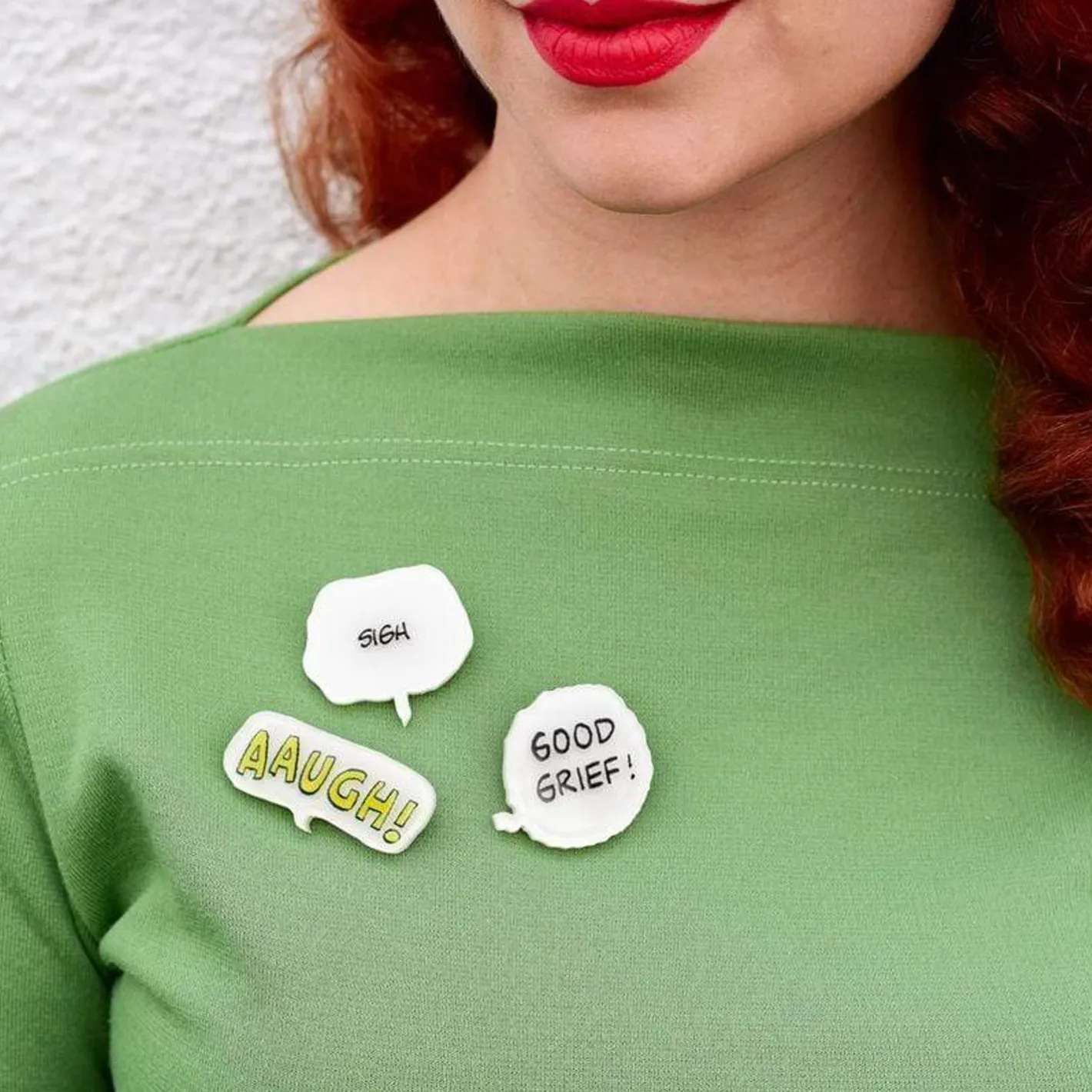 Erstwilder Good Grief! Brooch Set^ Brooches