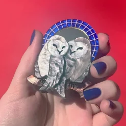 Erstwilder Good Omens Owls Brooch^ Brooches